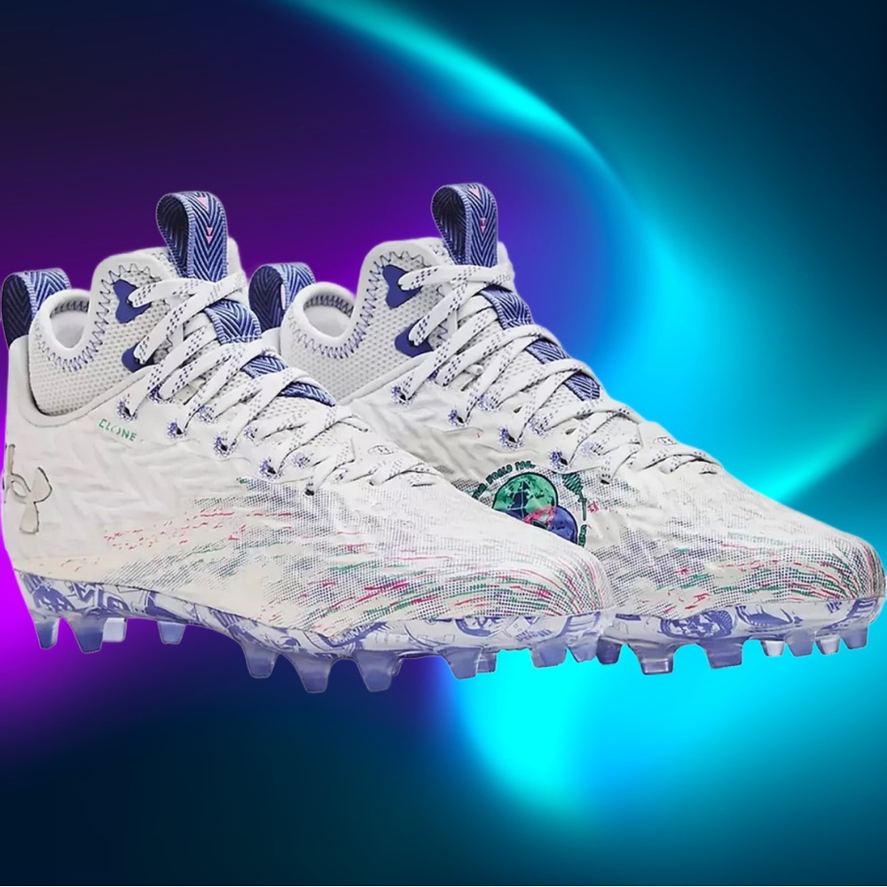 Under Armour Spotlight Clone MC LE Women’s Football Cleats 3026342-100 Sz7.5 NEW